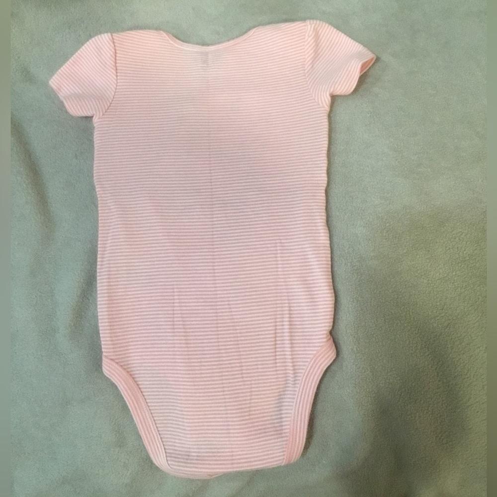Carter’s Love My Mama Elephant Short sleeve onesie pant set Size 12 months - Picture 3 of 7